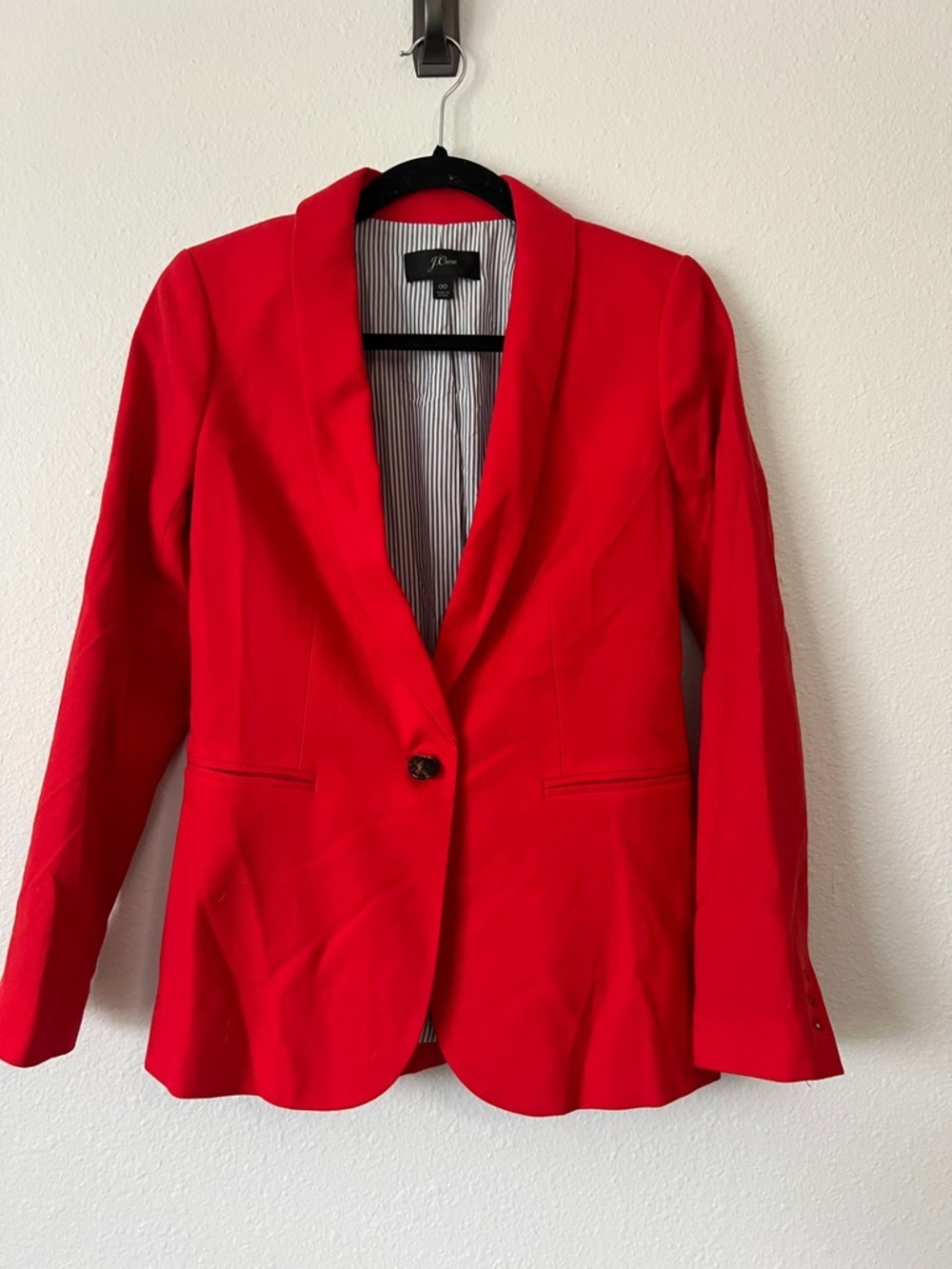 J.Crew Red Parke Schoolboy Blazer | Classic Tailored Jacket - Picture 2 of 4